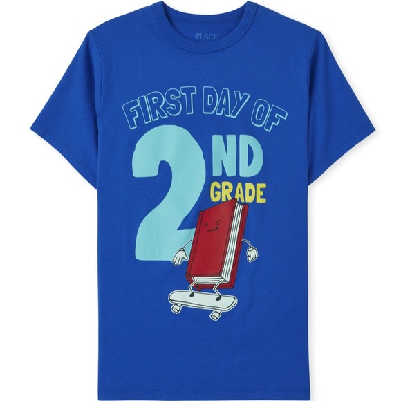 Boys Second Grade Graphic Tee